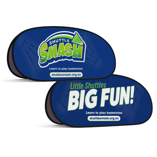 Shuttle Smash Pop Up Banner
