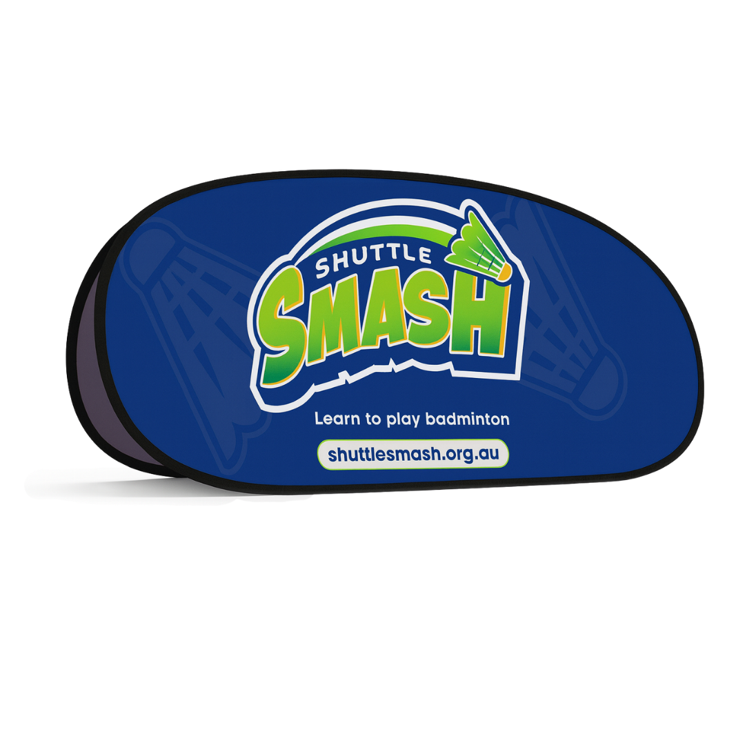 Shuttle Smash Pop Up Banner
