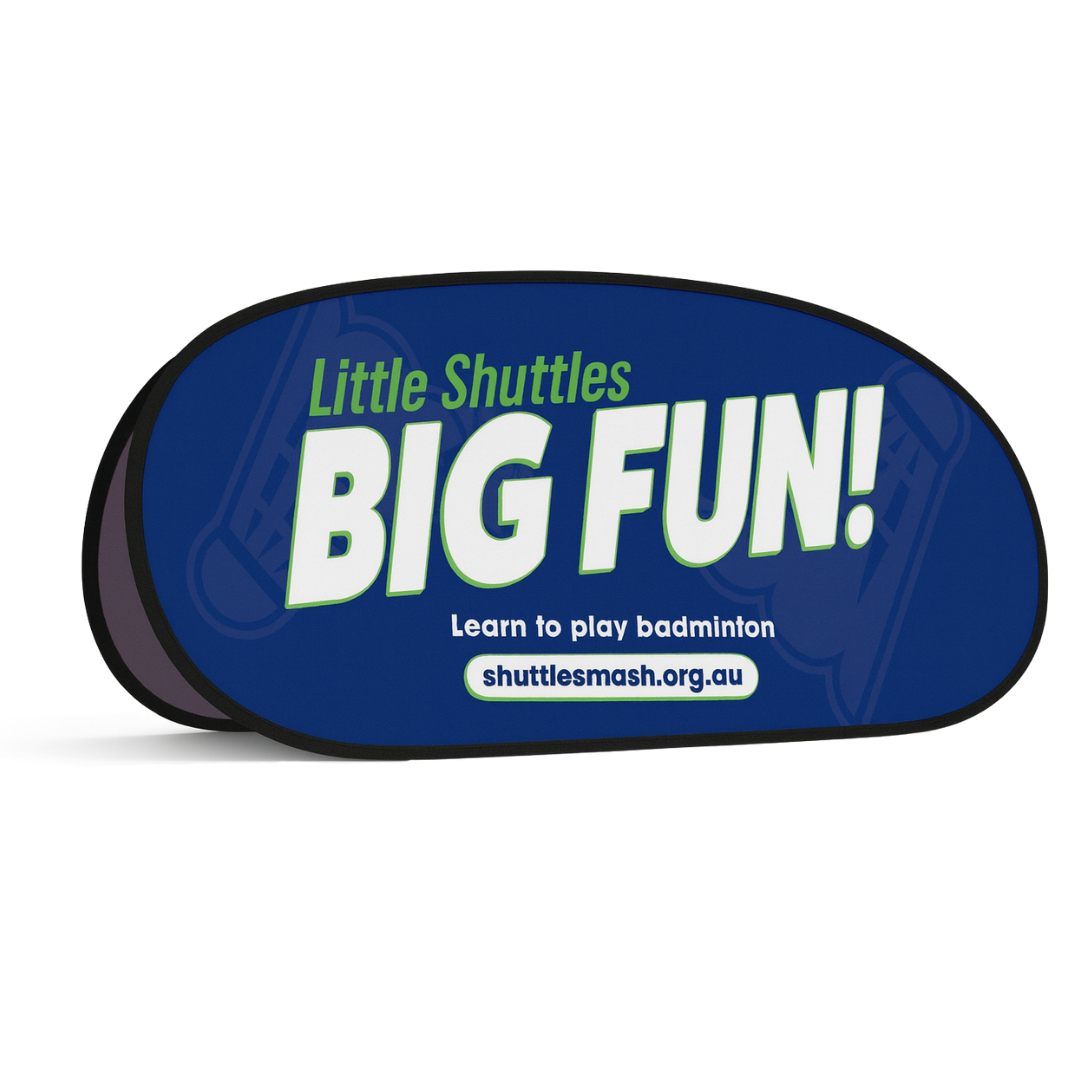 Shuttle Smash Pop Up Banner